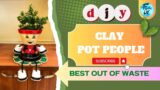 Diy Clay Pot People Design / Terracotta pot Craft Ideas / Garden Decor / Best Out Of Waste