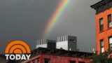 Double rainbow emerges over NYC on 22nd anniversary of 9/11