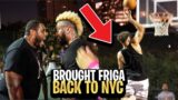 FIGHT ALMOST BREAKS OUT BRINGING D'VONTAY FRIGA & CAM WILDER BACK TO NYC 5V5 BASKETBALL