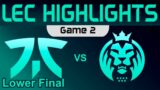 FNC vs MAD Game 2 Highlights LEC Season Finals Lower Final 2023 Fnatic vs MAD Lions by Onivia