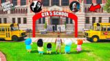 Franklin Got Admission In Horror School With Shinchan And Friends in GTA 5 ! (Part-1)