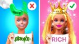 From Broke to Rich with a Doll Makeover! We Adopted a Poor Doll!