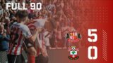 Full 90 | Sunderland AFC 5 – 0 Southampton FC