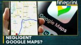 Google Maps drives man to death | World News | WION Fineprint