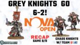 Grey Knights vs Chaos Knights NOVA OPEN Game 8/8 Team USA | Warhammer 40k Battle Report