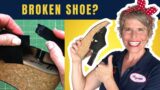 HOW TO REPAIR A BROKEN SHOE // Fix a Leather Strap in 3 Easy Steps!