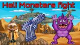 Heli Monsters fight seen||All giant monster attack in Heli monsters | Boss fight | Heli monsters