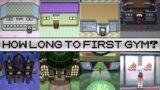 How Long Does It Take To Get To The First Gym In Every Pokemon Game?