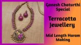 How To Make Ganesha Terracotta Jewellery #terracottajewellerymaking #terracottajewellery #ganesha