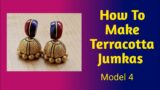 How To Make Terracotta Jumka Model 4 #terracottajewellerymaking #terracottajewellery #terracotta