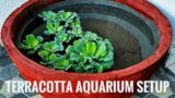 How to Setup a Terracotta Aquarium || Creative aquarium