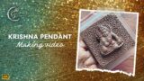 How to make 'Krishna slab Pendant' Terracotta Jewellery