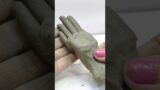 How to sculpt hand with terracotta clay #trending #clay #sculpting