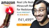 I BOUGHT REAL LIFE MINECRAFT REDSTONE FROM AMAZON