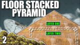 I BUILT AN OP FLOOR STACKED PYRAMID ON VANILLA RUST | Solo Rust