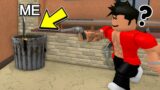 I Hid as a BIN and TEAMERS COULD NOT SEE ME in Roblox Murder Mystery 2!