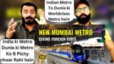 Is This Mumbai or Tokyo?  New Mumbai Metro 2A and 7 is Upgrading Mumbai & How | Pakistani Reaction
