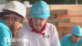 Jimmy Carter has long history with Habitat for Humanity