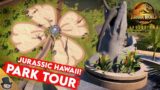 Jurassic World Hawaii! Incredible Custom Park – Park Tour | Jurassic World Evolution 2