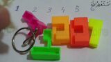 Keychain puzzle – Keychain puzzle cube – Solution to keychain puzzle cube