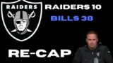 Las Vegas Raiders Lose 38-10 Against Bills Recap