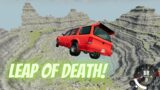 Leap Of Death! Beamng drive #53  @luckyonetwo