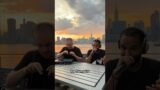 Live beats and rap with the New York City sunset. #rap #beats #hiphop
