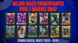 MAZO TOP para PRINCIPIANTES pool 1 AL REVELARSE // MARVEL SNAP // 2023 // WHITE TIGER + ODIN COMBO