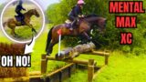 MENTAL MAX CROSS COUNTRY SCHOOLING! | VERY EXCITED HORSES || VLOG 110