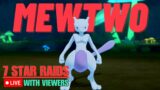 MEWTWO RAIDS with VIEWERS | Live Hosting 7 STAR Tera Mightiest Mark |  + SHINY/LEGENDARY GIVEAWAYS!