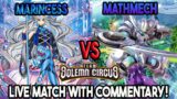 Marincess Vs Mathmech : Yu-Gi-Oh! Locals Feature Match | Live Duel