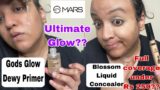 Mars Blossom Concealer Review | Mars Gods Glow Primer Review | Affordable Makeup Review | Saher Saba