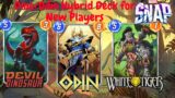 Marvel Snap: Hybrid deck Odin/Dino for new players really strong deck!!!