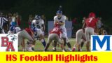 McCallie (TN) vs Brentwood Academy (TN) High School Football Game Highlights 9 15 2023