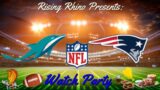 Miami Dolphins vs New England Patriots LIVE REACTION, Watch Party, and Play by Play