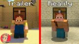 Minecraft Trailer VS Reality Things