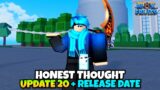 My Honest Thought About Update 20 And It's Release Date.. (Blox Fruits)