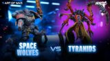 NEW Tyranids vs Space Wolves Warhammer 40k 10th Edition Battle Report