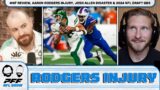 NFL MNF Review, Aaron Rodgers injury, Josh Allen disaster & 2024 NFL Draft QB3 | PFF NFL Show