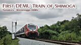 New DEMU Train of Shimoga | Train No 06513 – 06514 | Tumkur – Shimoga DEMU EXPRESS | #ktin #SWR