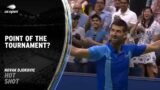 Novak Djokovic Wins Point of the Tournament in the Final! | 2023 US Open