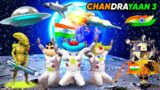 Oggy & Shinchan Going Chandrayaan 3 Space Mission For Kill Aliens & Save Indians in GTA 5 (Part-2)