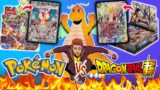 Pokemon vs Dragon Ball! Member's Marble Race Giveaway! God Rare Gogeta & Charizard Hunting!