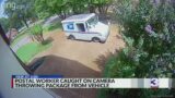 Postal worker tosses packages from mail truck in Collierville