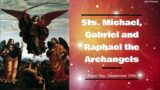 Powerful Prayer to Archangel Michael, Gabriel and Raphael