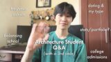 Q&A with a Third Year Architecture Student – Andrew Kim