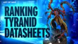 Ranking all Tyranid datasheets in the NEW CODEX! Warhammer 40k 10th Edition Tier List