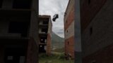 Russian stuntman escapes death