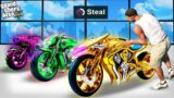 SHINCHAN Stealing $1 To $1,000,000 BIKE In GTA 5!
