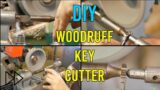 Shop made Woodruf key cutter to make an output shaft for the DoAll gearbox || RotarySMP